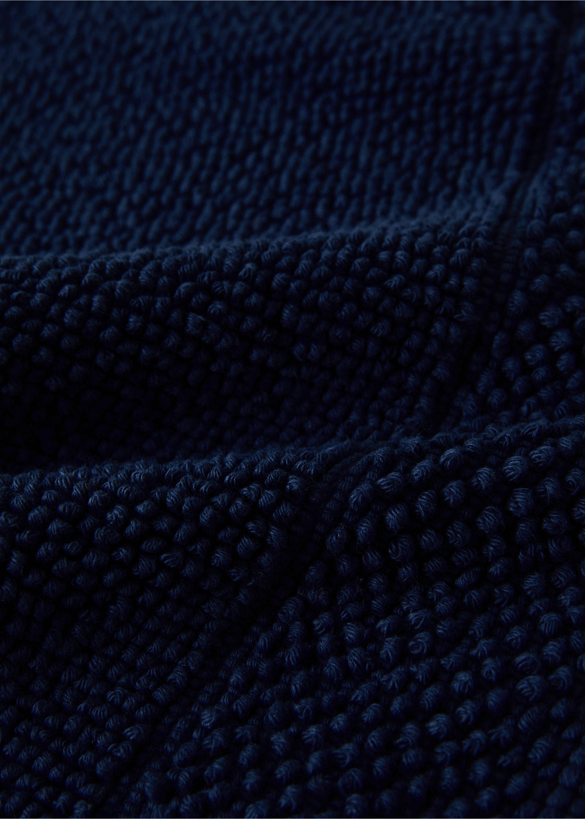 Tapis de bain coton garment-dyed - Détail de l'article 1, Bleu nuit. Ref: 37072924-00.