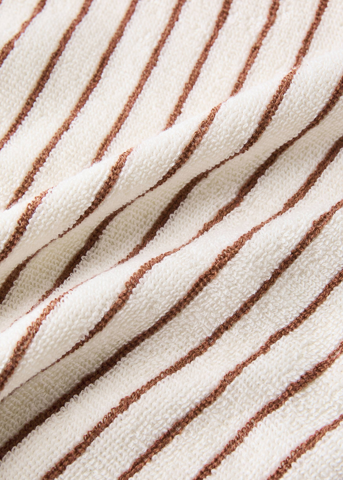 Striped kitchen towels — Russet