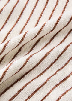 Striped kitchen towels — Russet 3