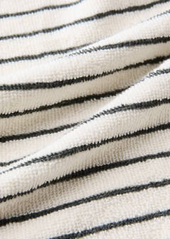 Striped kitchen towels — Grey 3
