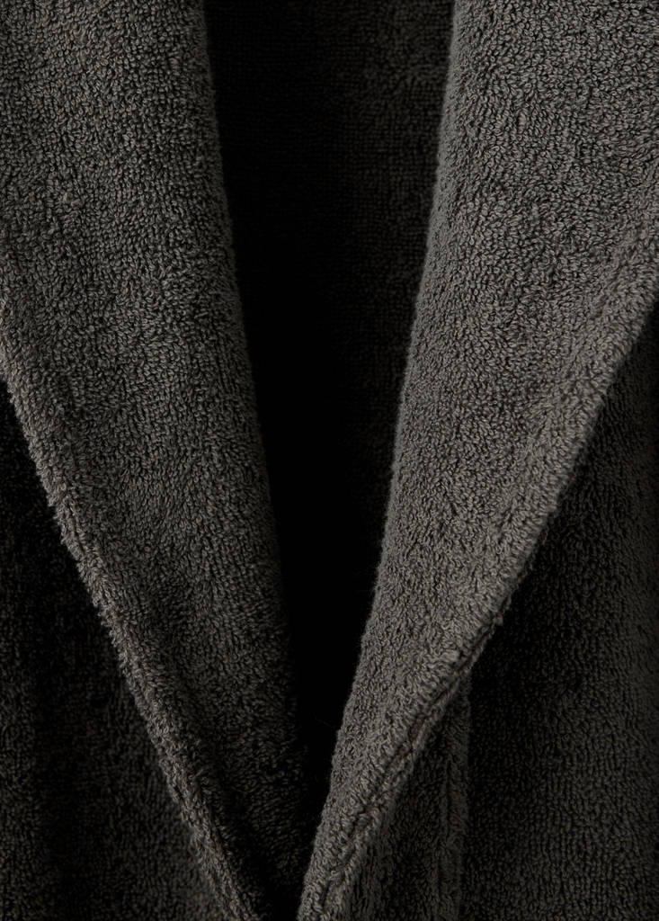 Soft cotton bathrobe — Coffee