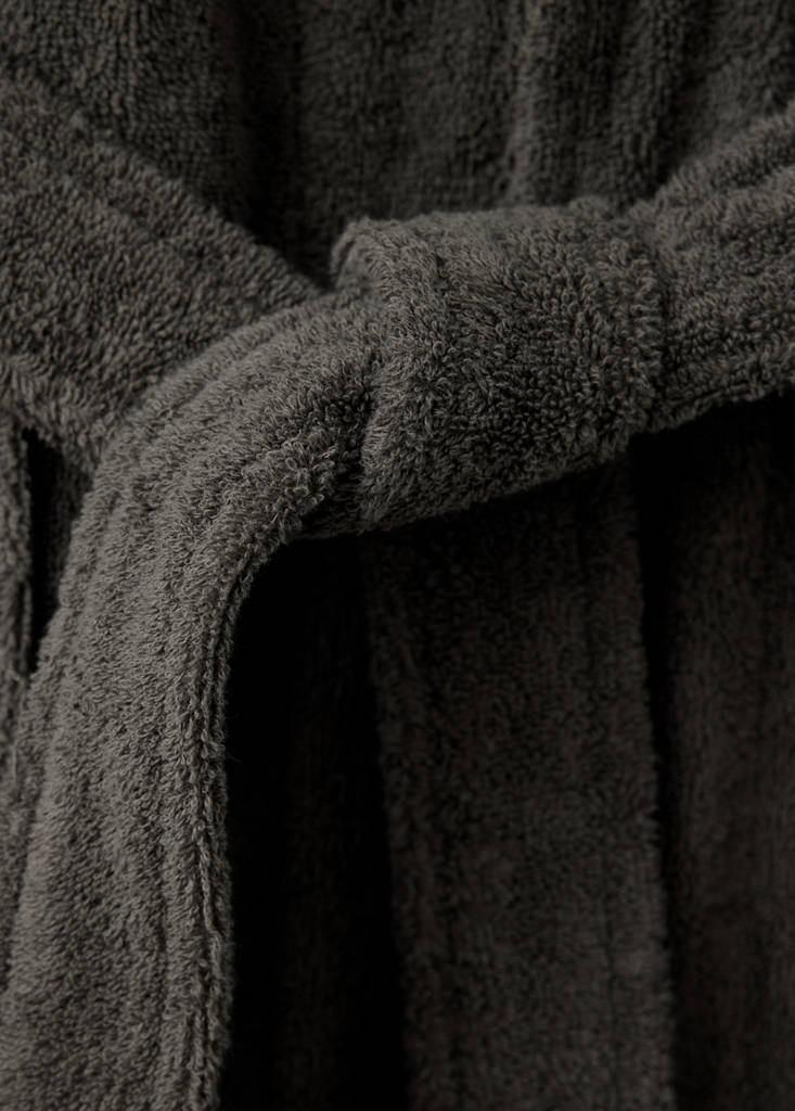 Soft cotton bathrobe — Coffee