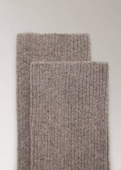 Ribbed socks — Brown 2
