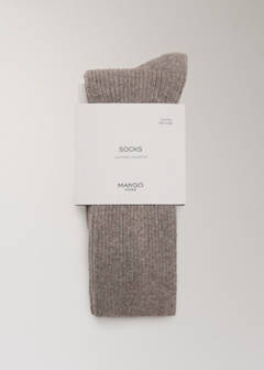 Ribbed socks — Brown 4
