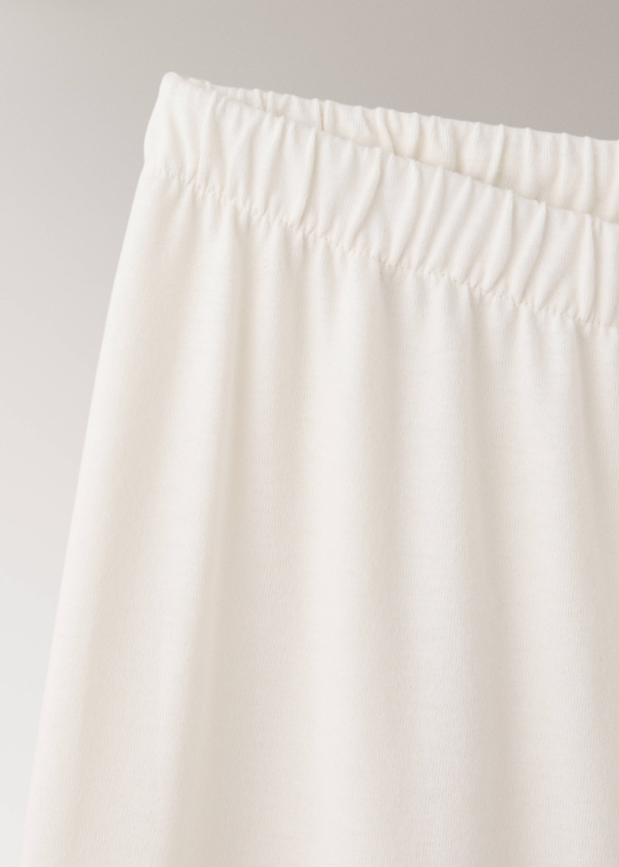 Straight cotton trousers with a soft finish - Details of the article 8