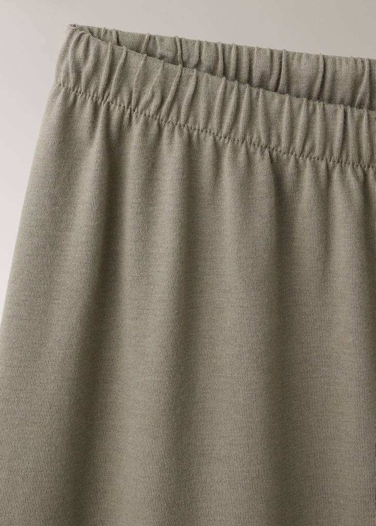 Straight cotton trousers with a soft finish — Green