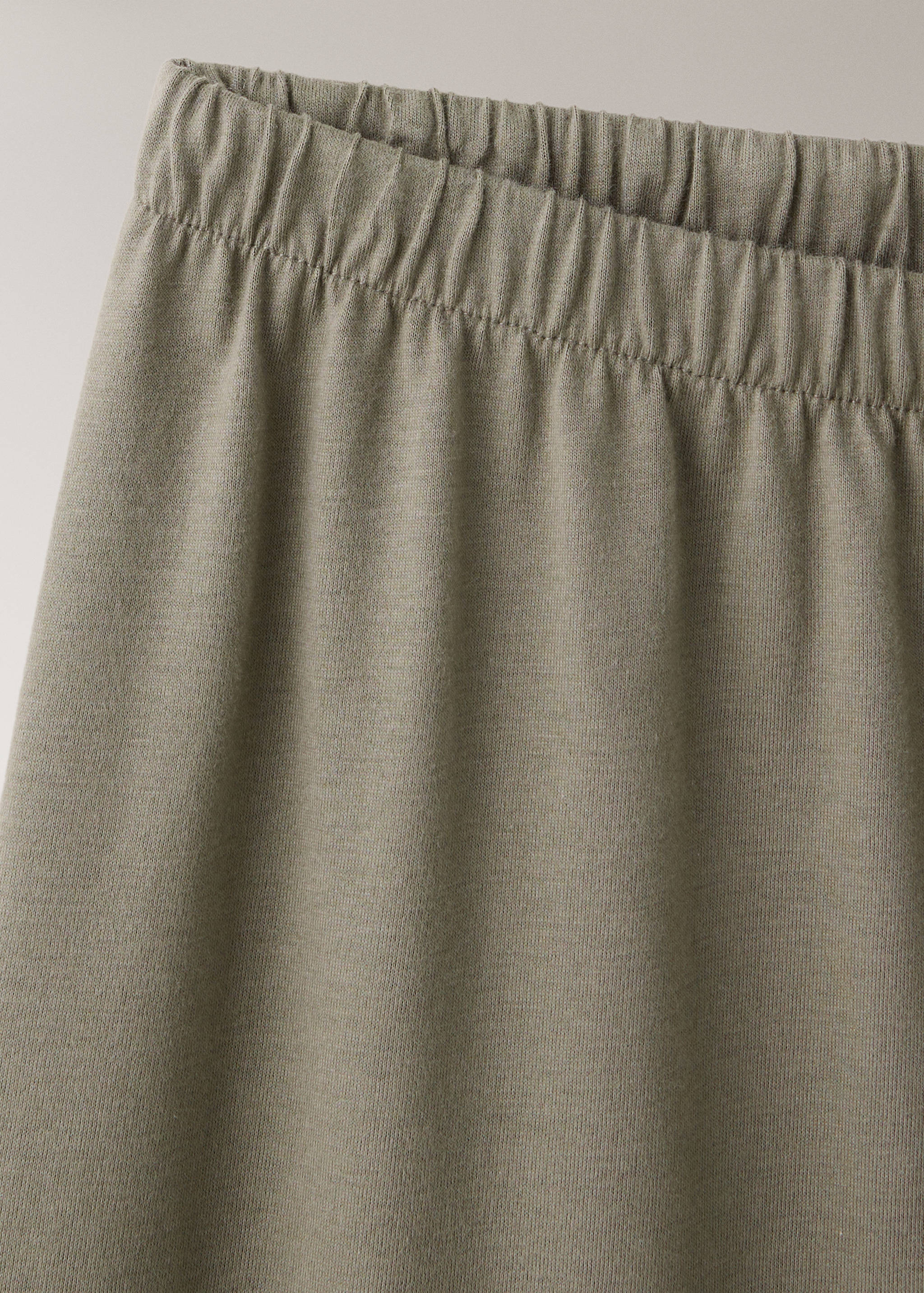 Straight cotton trousers with a soft finish - Details of the article 8