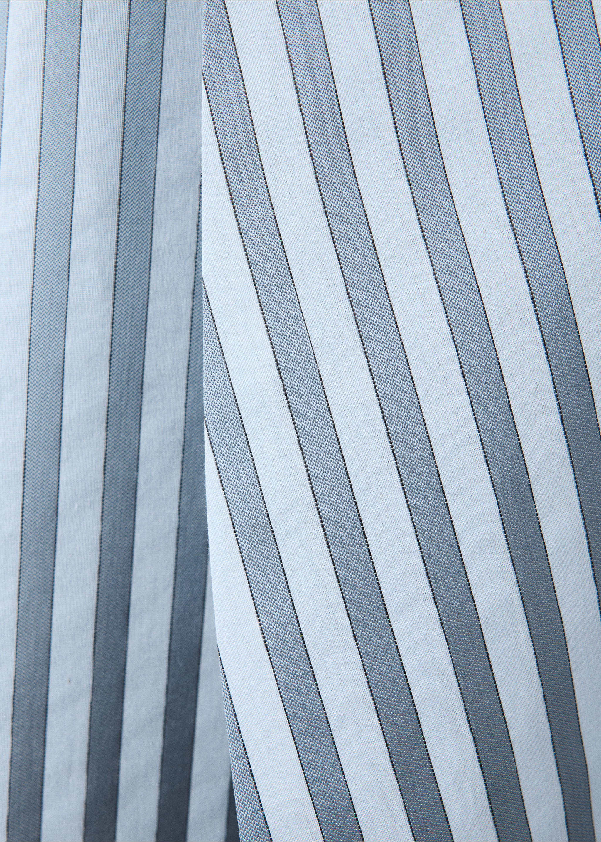 Silk blend striped kaftan pyjamas - Details of the article 0, Blue. Ref: 37072938-00.