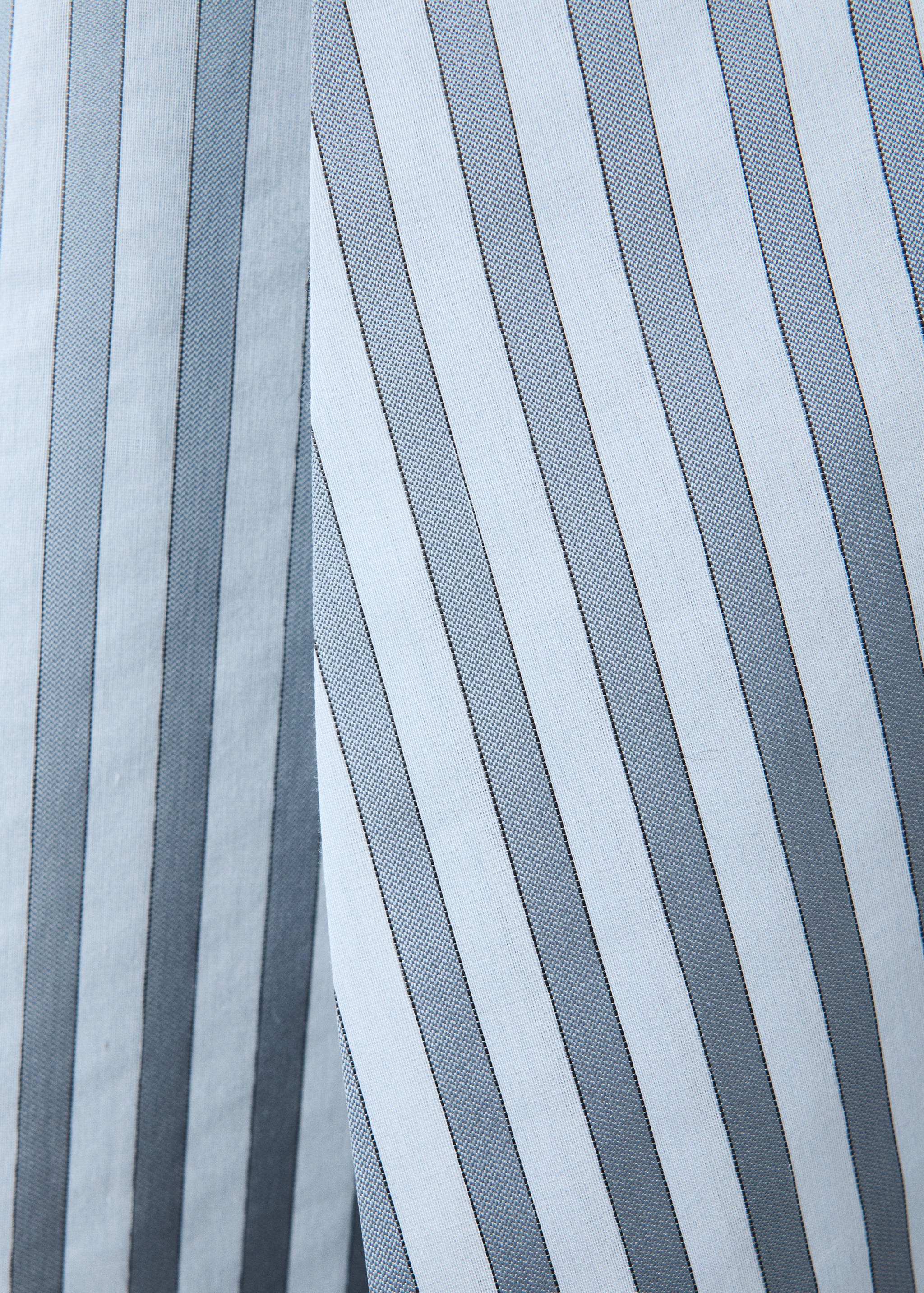 Silk blend striped kaftan pyjamas - Details of the article 0