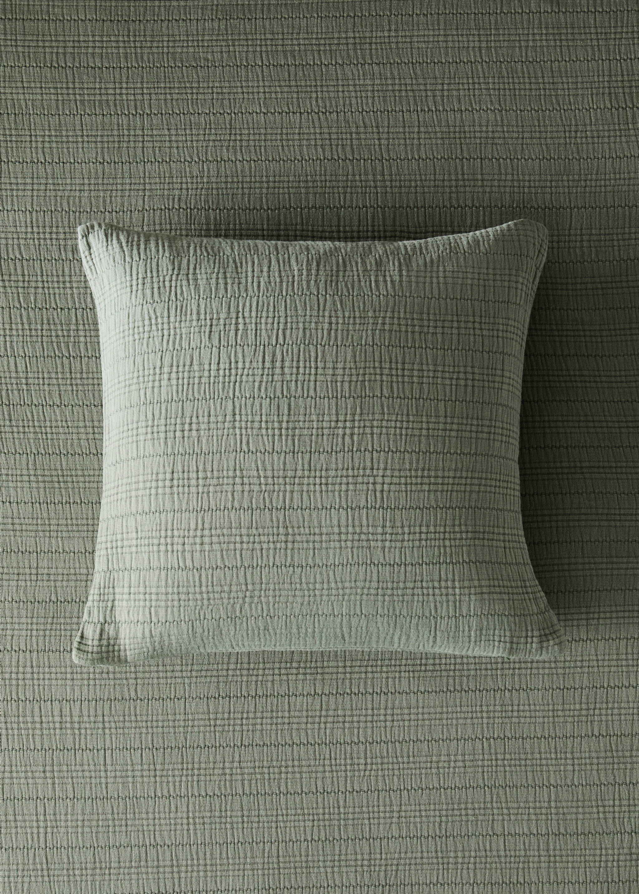 Funda coixí garment dyed vora 50x50 cm - Pla general