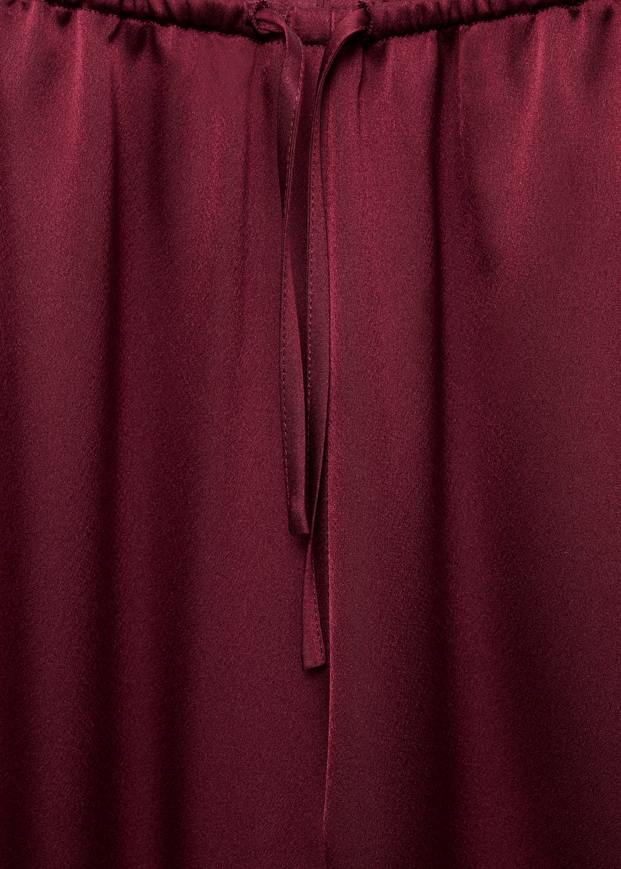 Satin long trousers - Details of the article 8