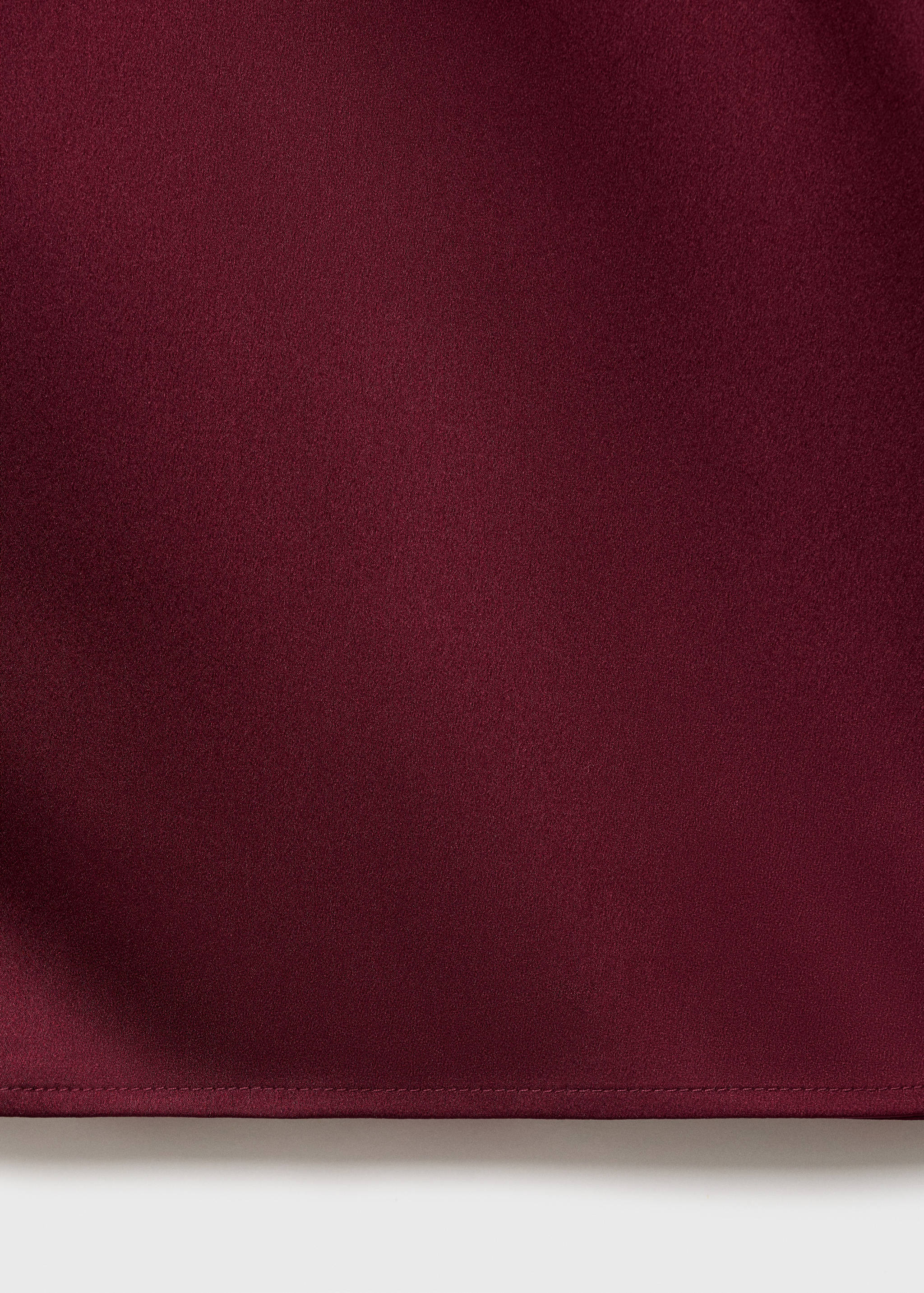 Satin long trousers - Details of the article 0