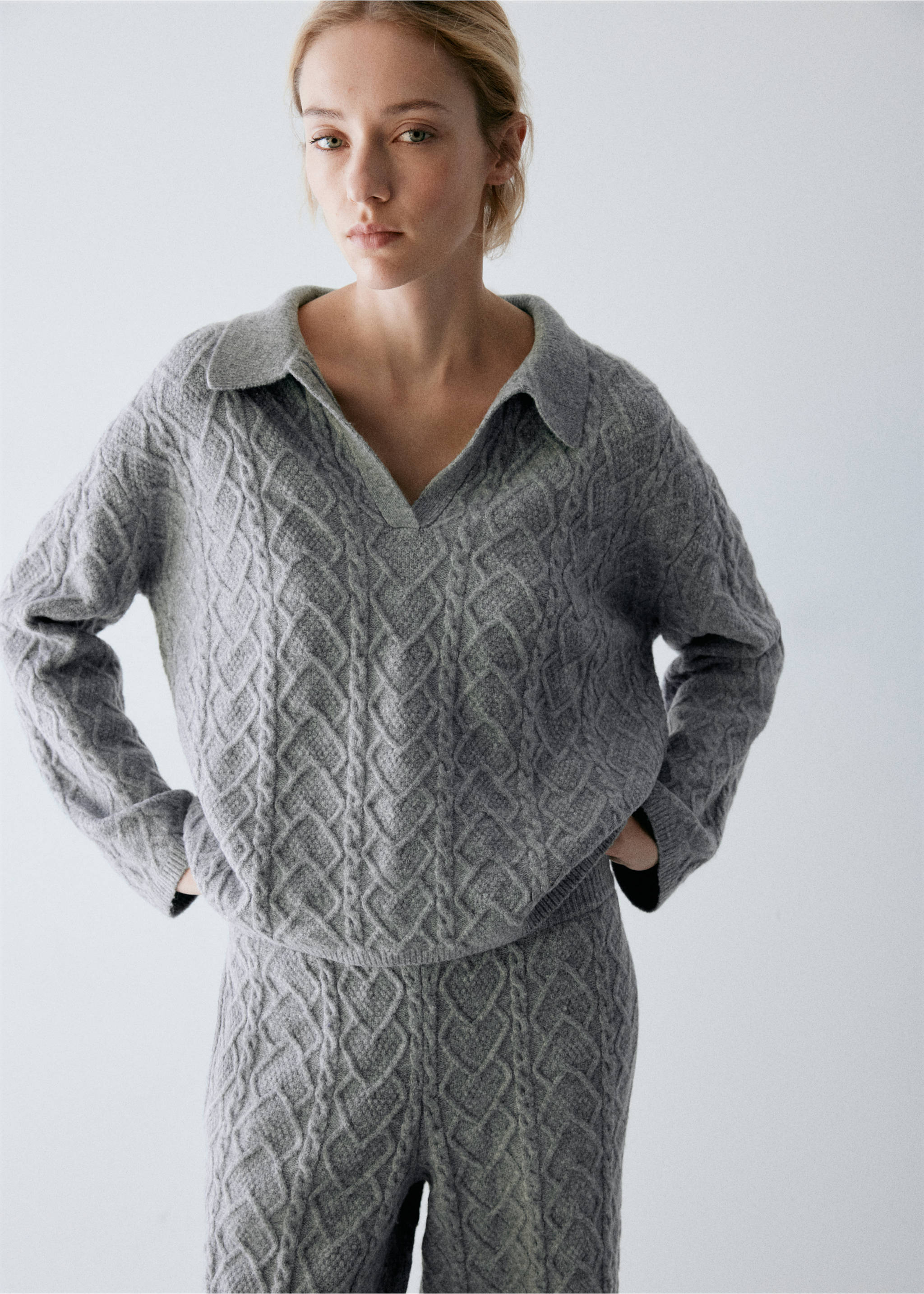 PYJAMA SWEATER BRAIX - Medium plane, Grey. Ref: 37072946-00.
