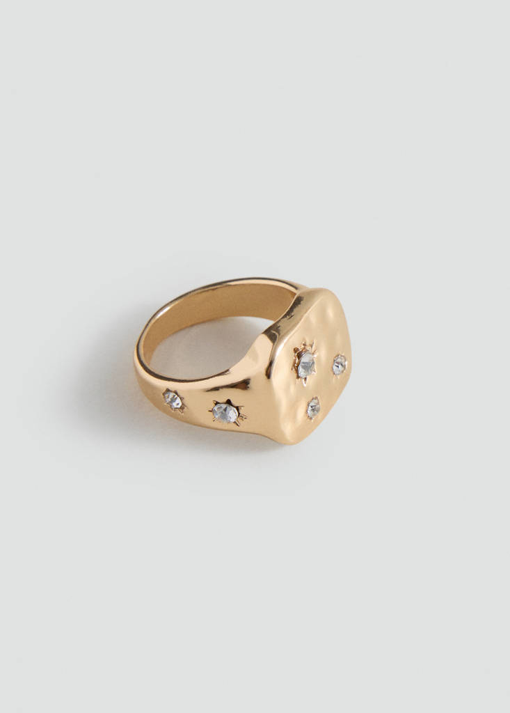 Star signet ring — Gold