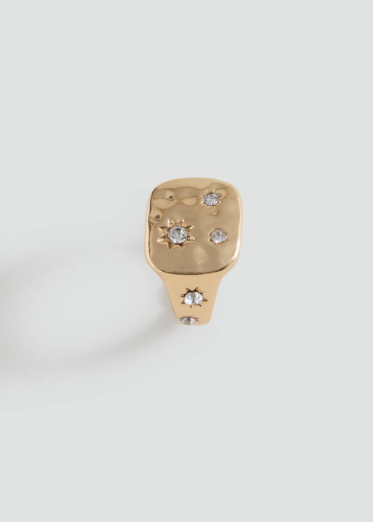 Star signet ring — Gold