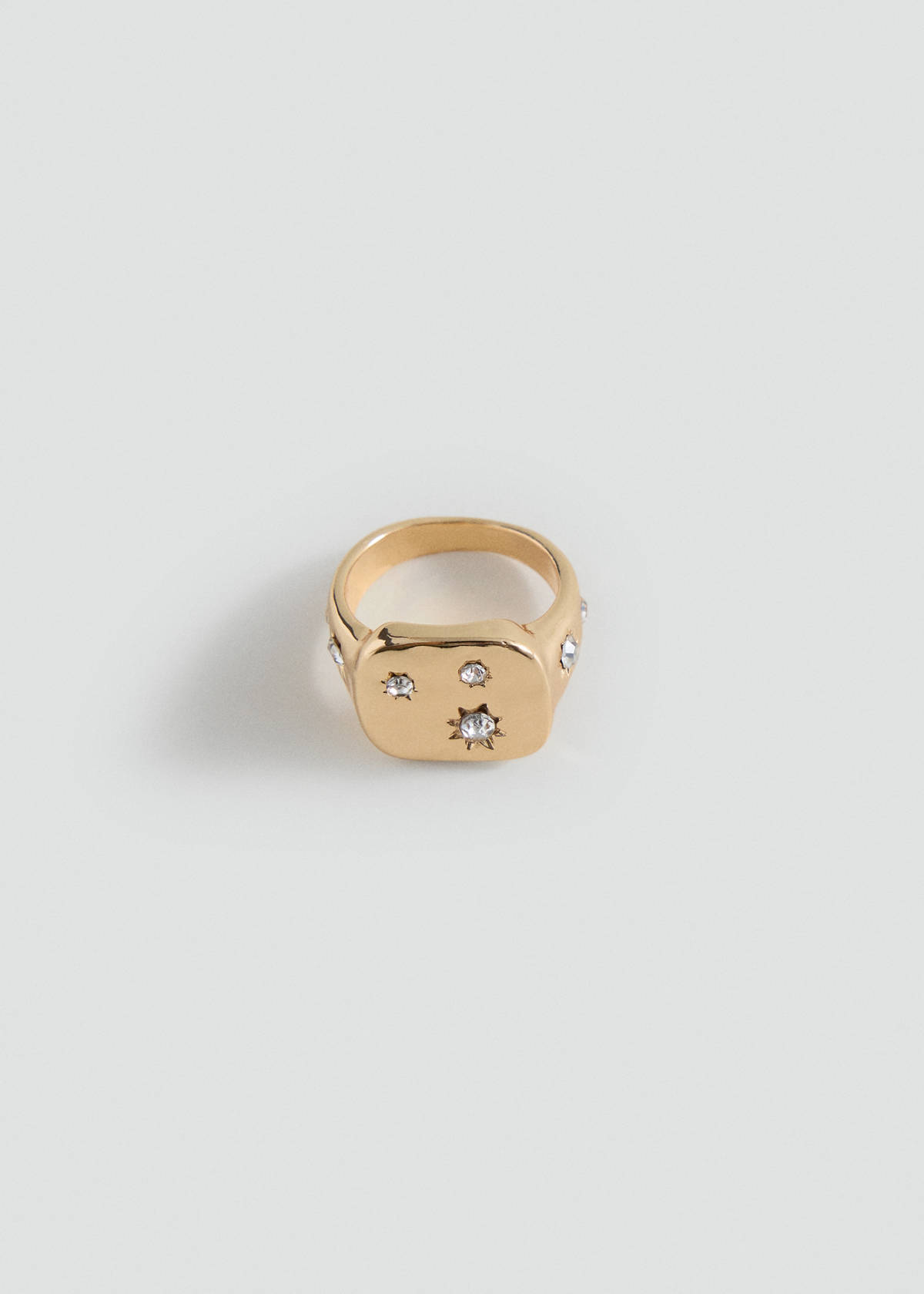 Star signet ring — Gold