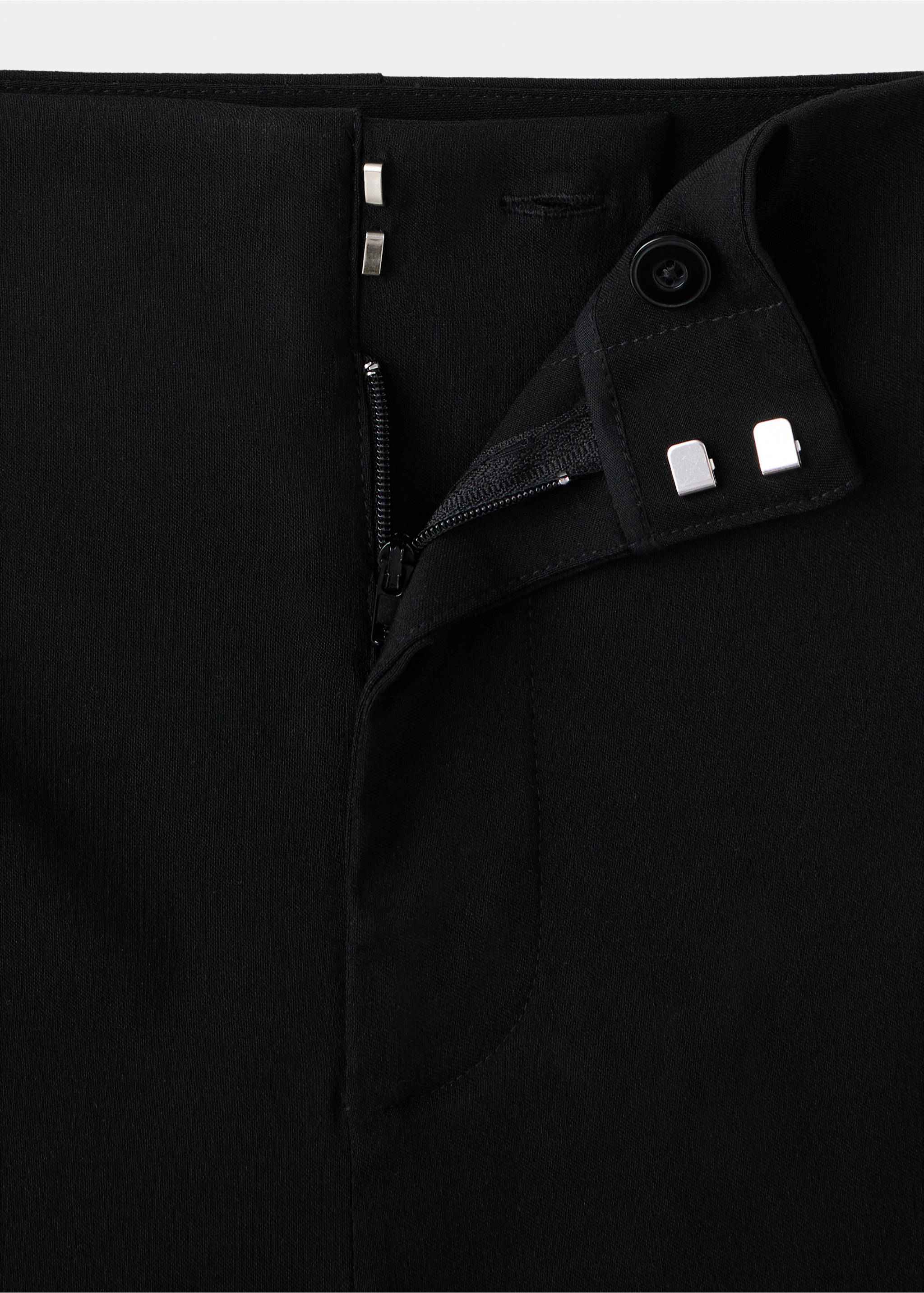 Pantalon capri ceinture - Détail de l'article 8, Noir. Ref: 37072959-00.