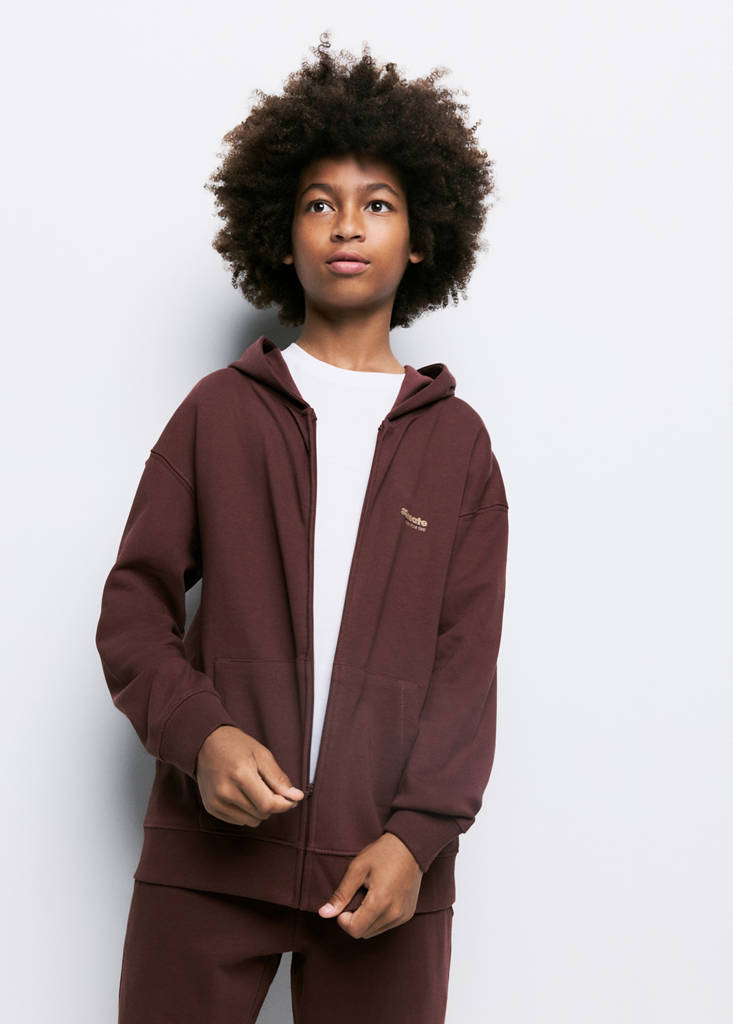 Loose fit hoodie — Brown
