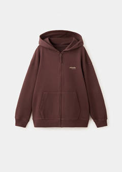 Loose fit hoodie — Brown 3