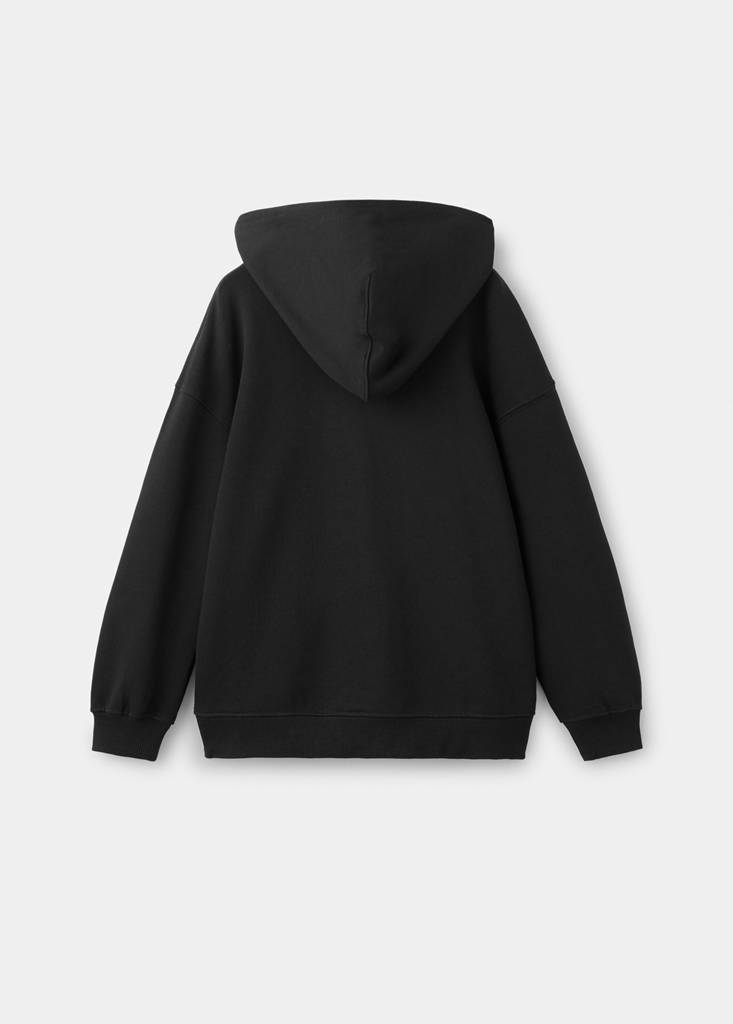 Loose fit hoodie — Black