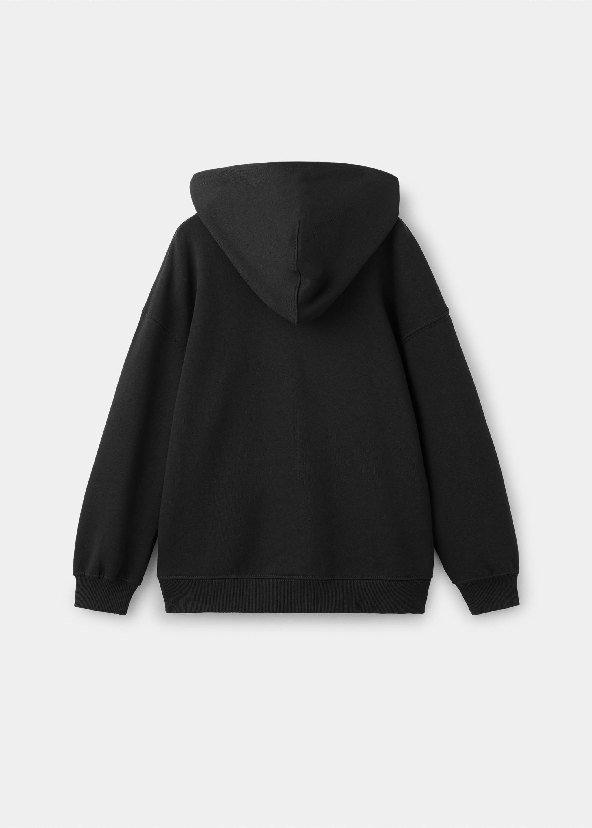 Sudadera francia - Reverso del artículo, Negro. Ref: 37073276-00.