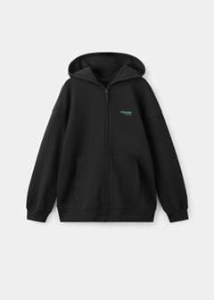 Loose fit hoodie — Black 1