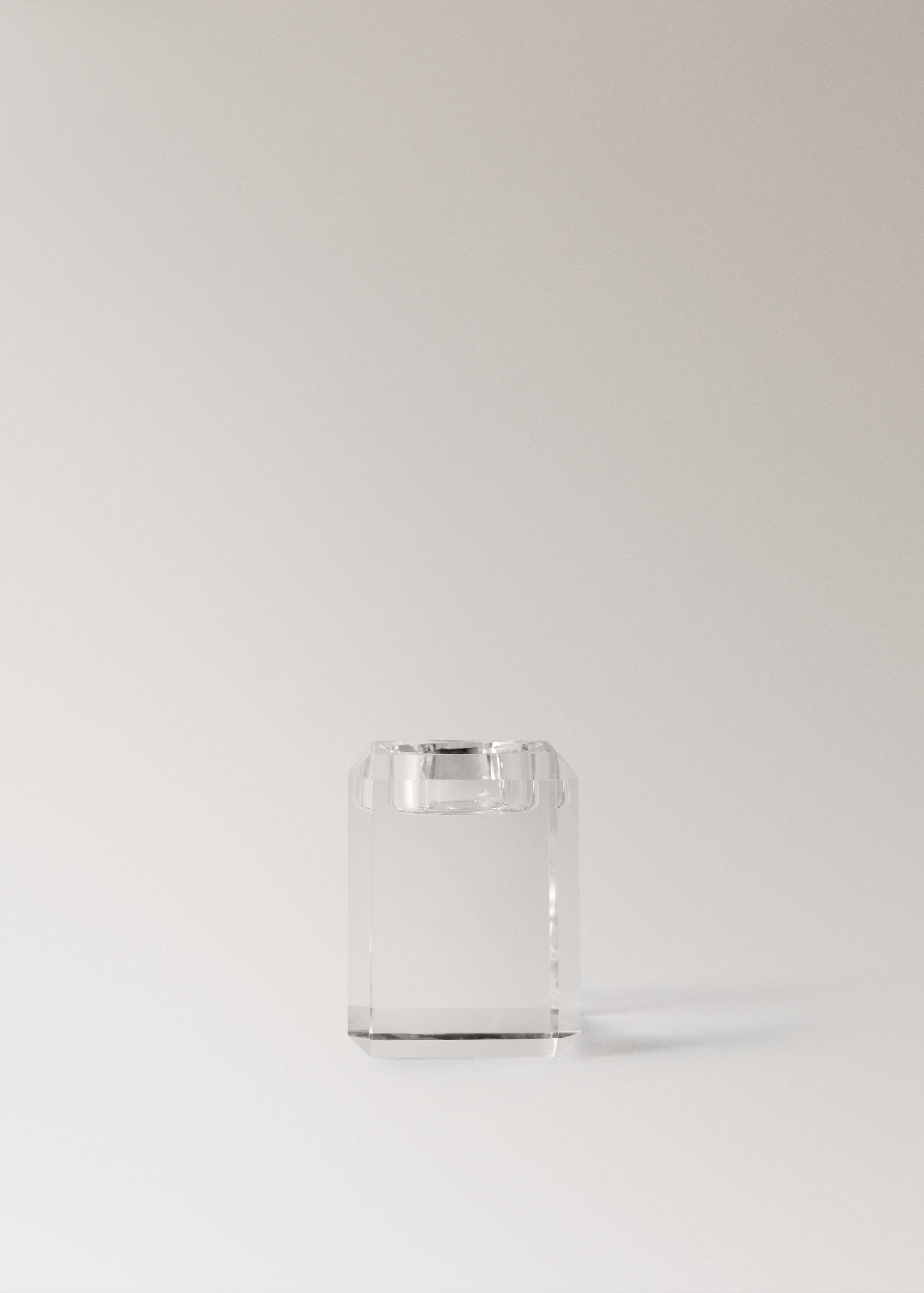 Small glass candle holder - Article without model