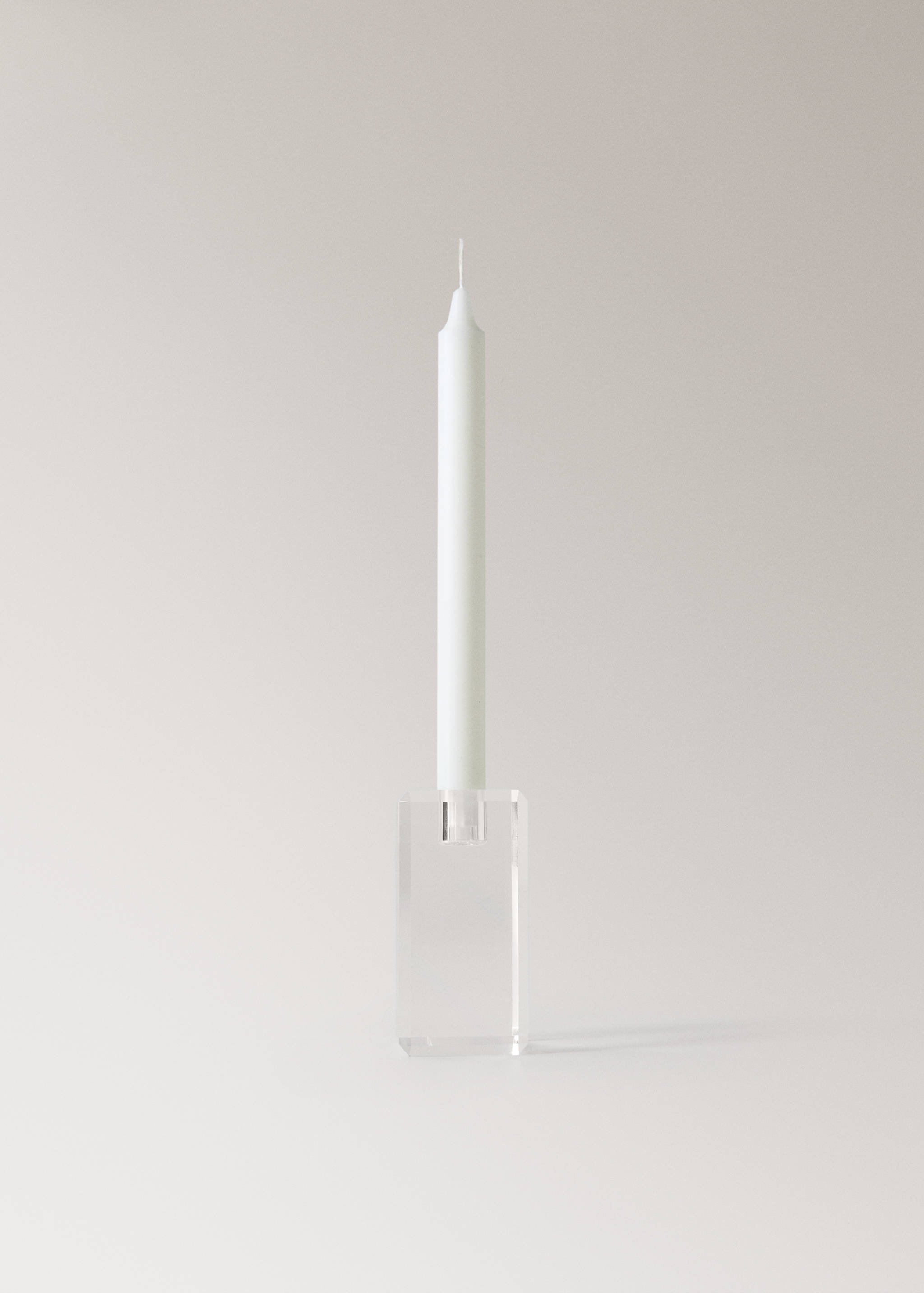 Large glass candleholder - Details of the article 3