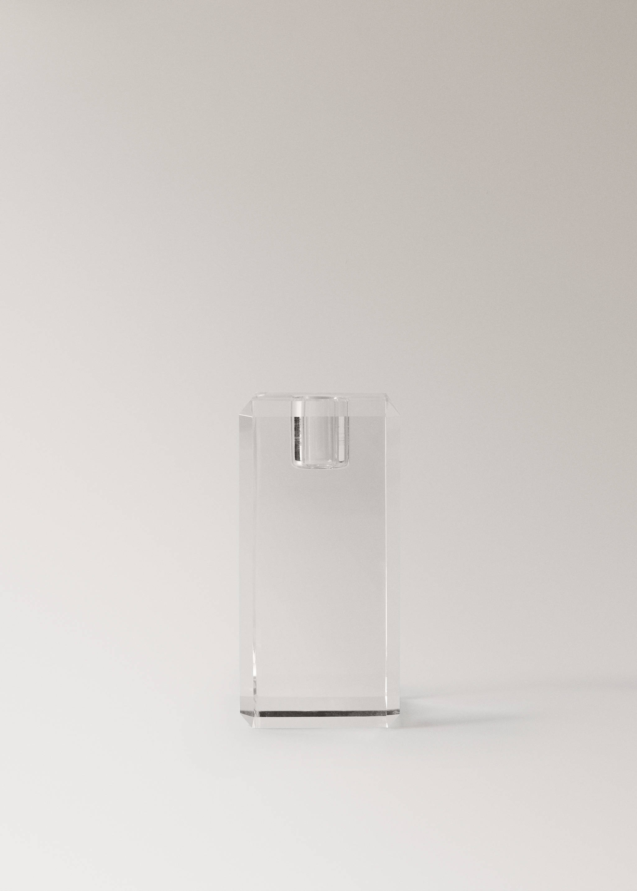 Large glass candleholder - Article without model
