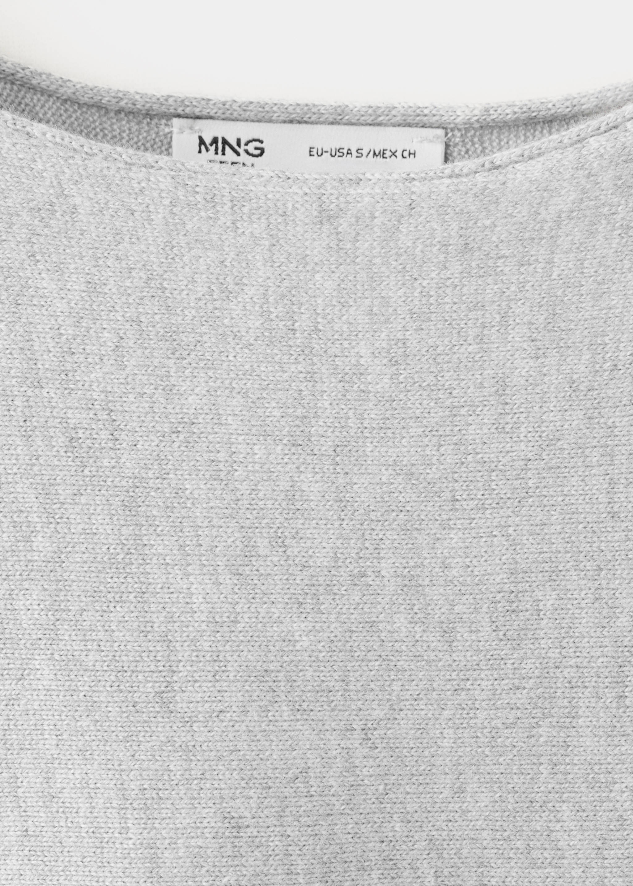 Fine-knit sweater with slit details - Details of the article 8