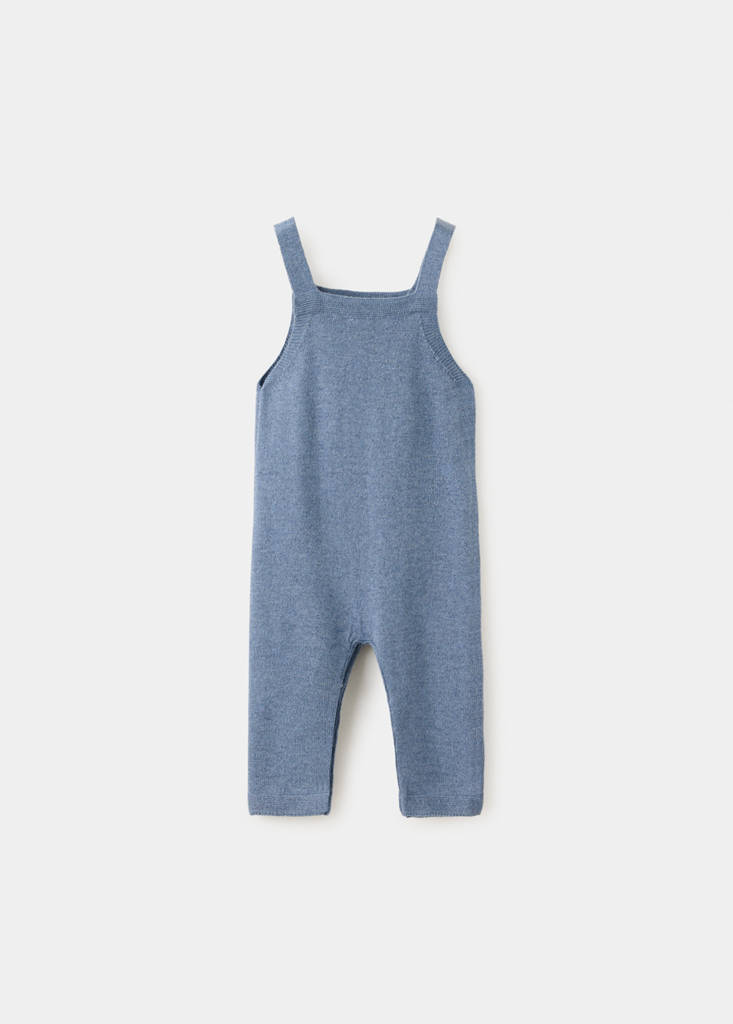 Cotton dungarees with pocket - thumbnail 5