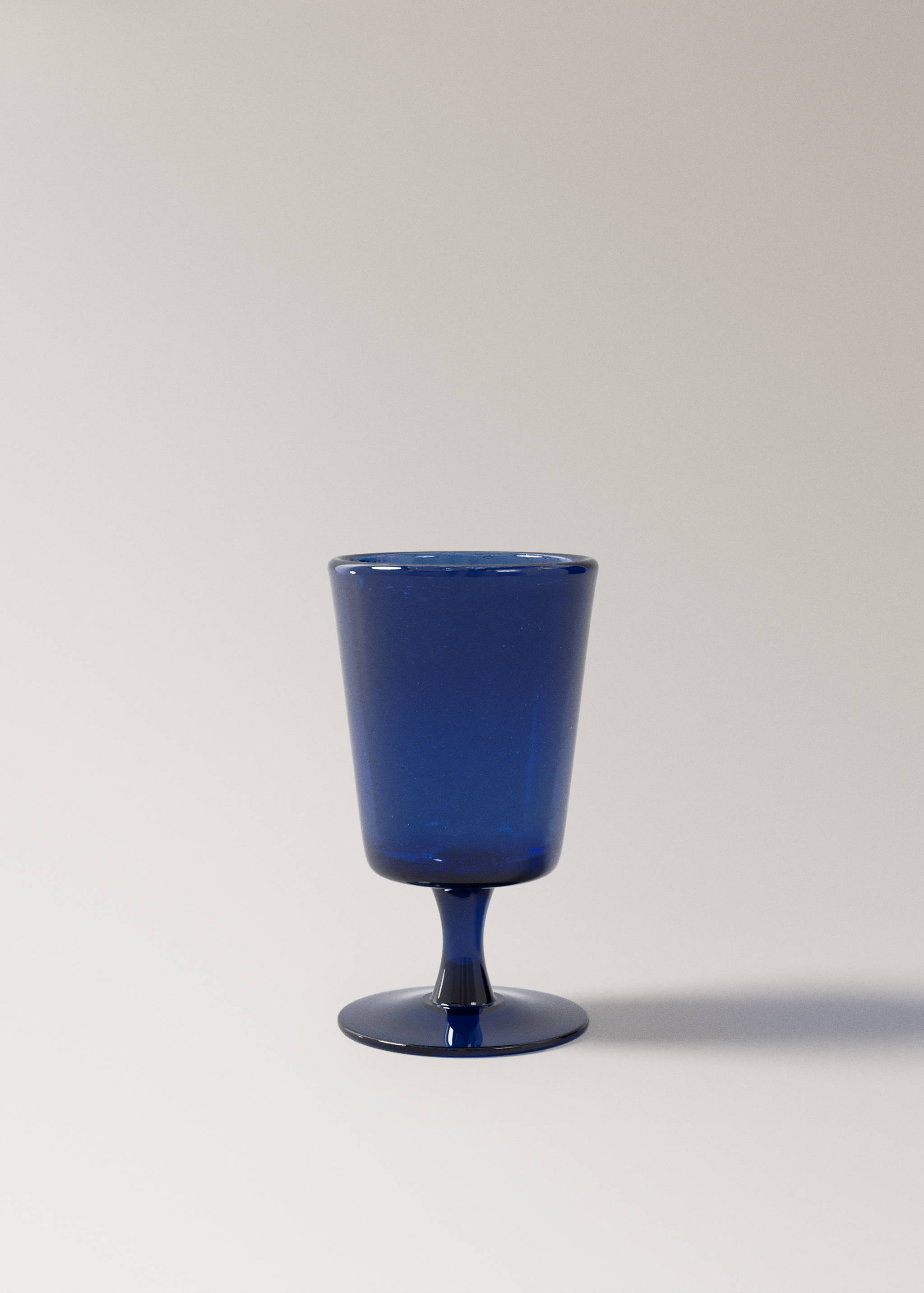 Bubble glass goblet, colour - Article without model