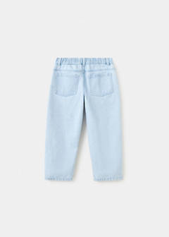 Straight jeans with elasticated waistband — Light Blue 5