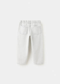 Straight jeans with elasticated waistband — Denim Grey 6
