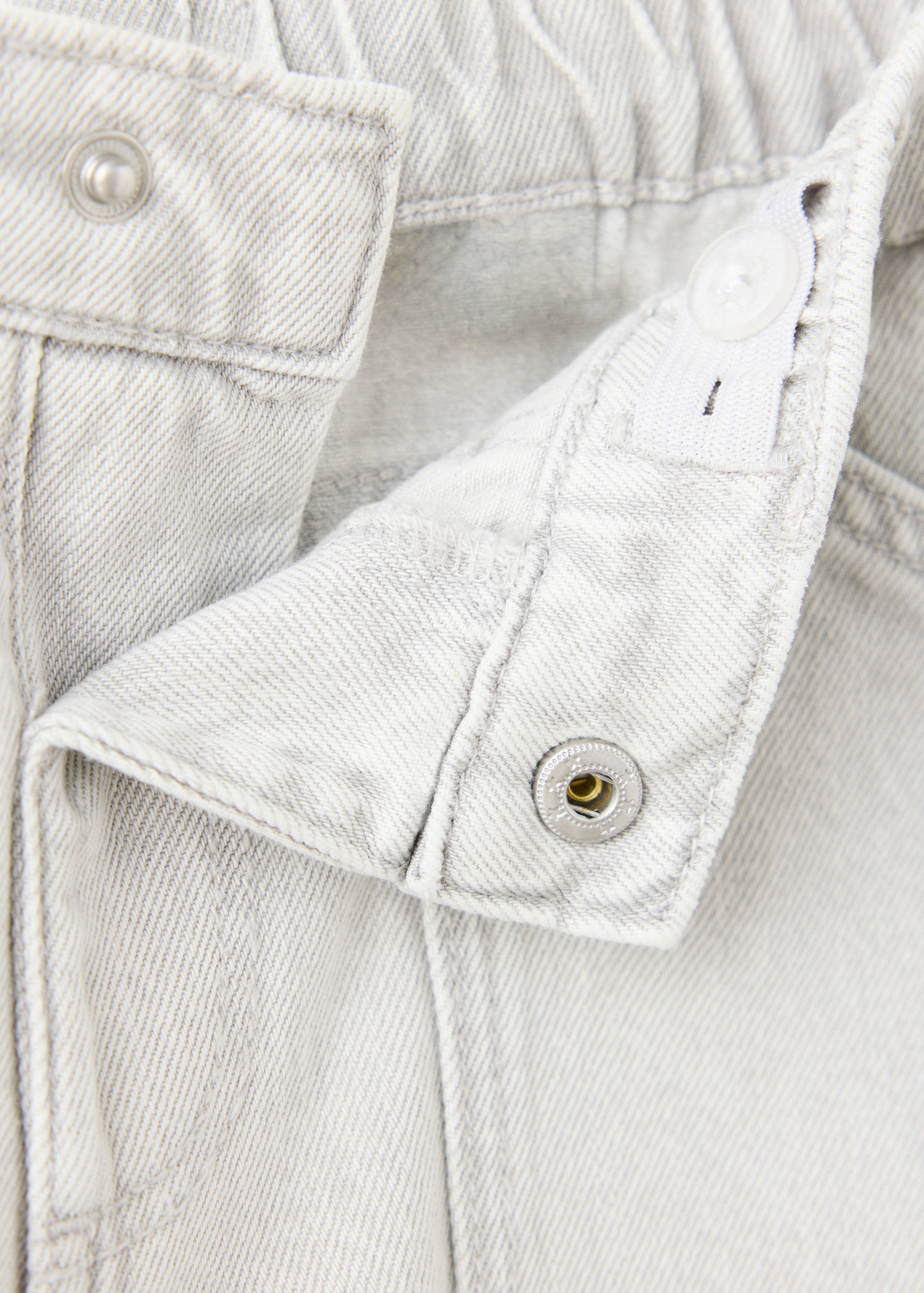 Jeans rectos cintura goma - Detalle del artículo 8