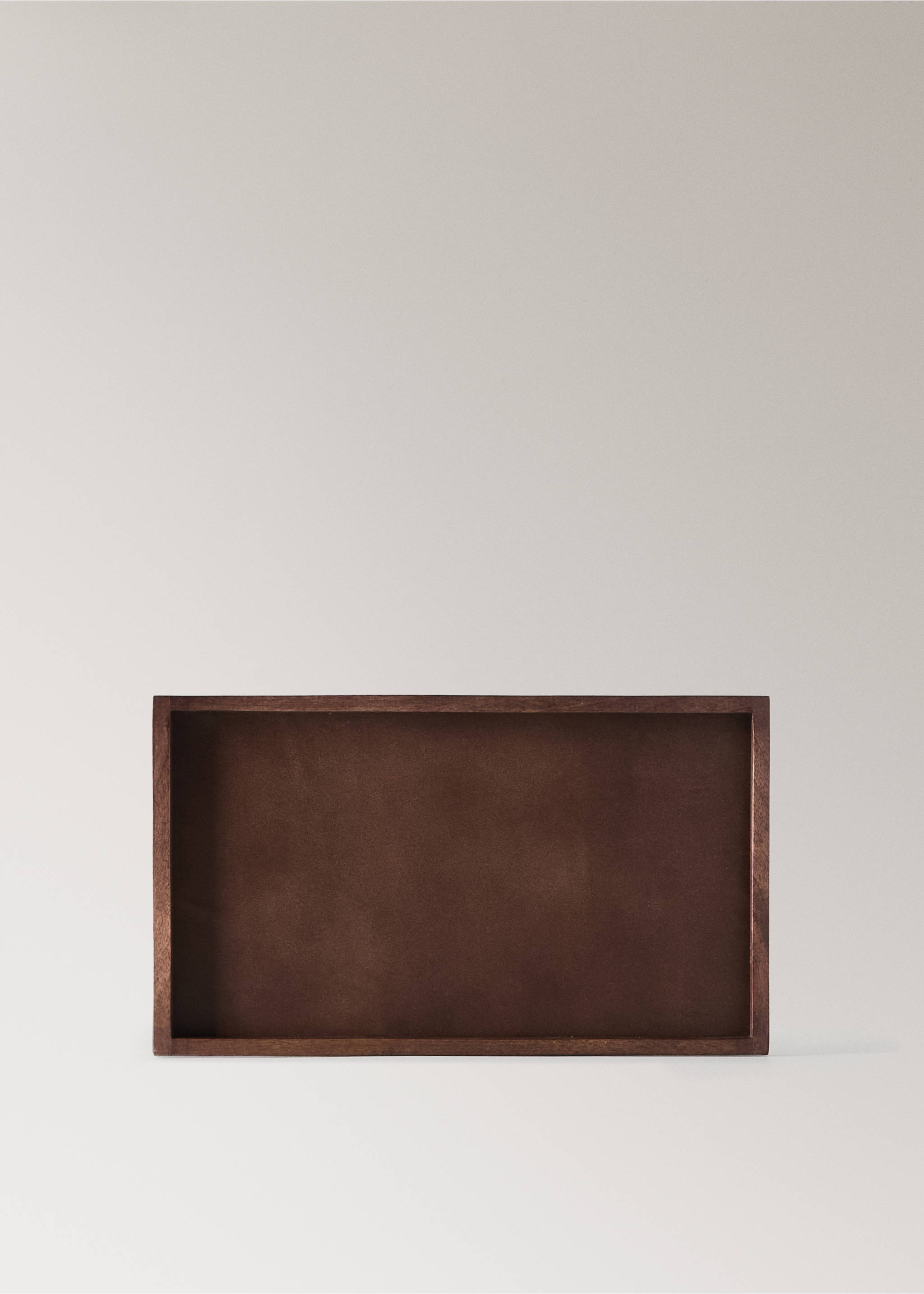 Decorative mango wood tray - Article without model, Chocolate. Ref: 37073293-00.