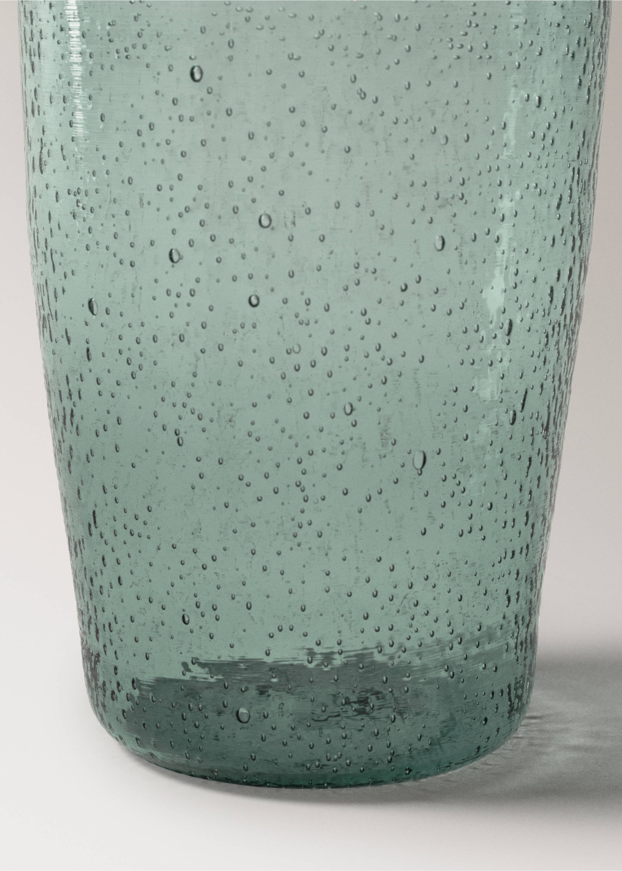 Bubble glass tumblers - Details of the article 1, Blue. Ref: 37073300-00.