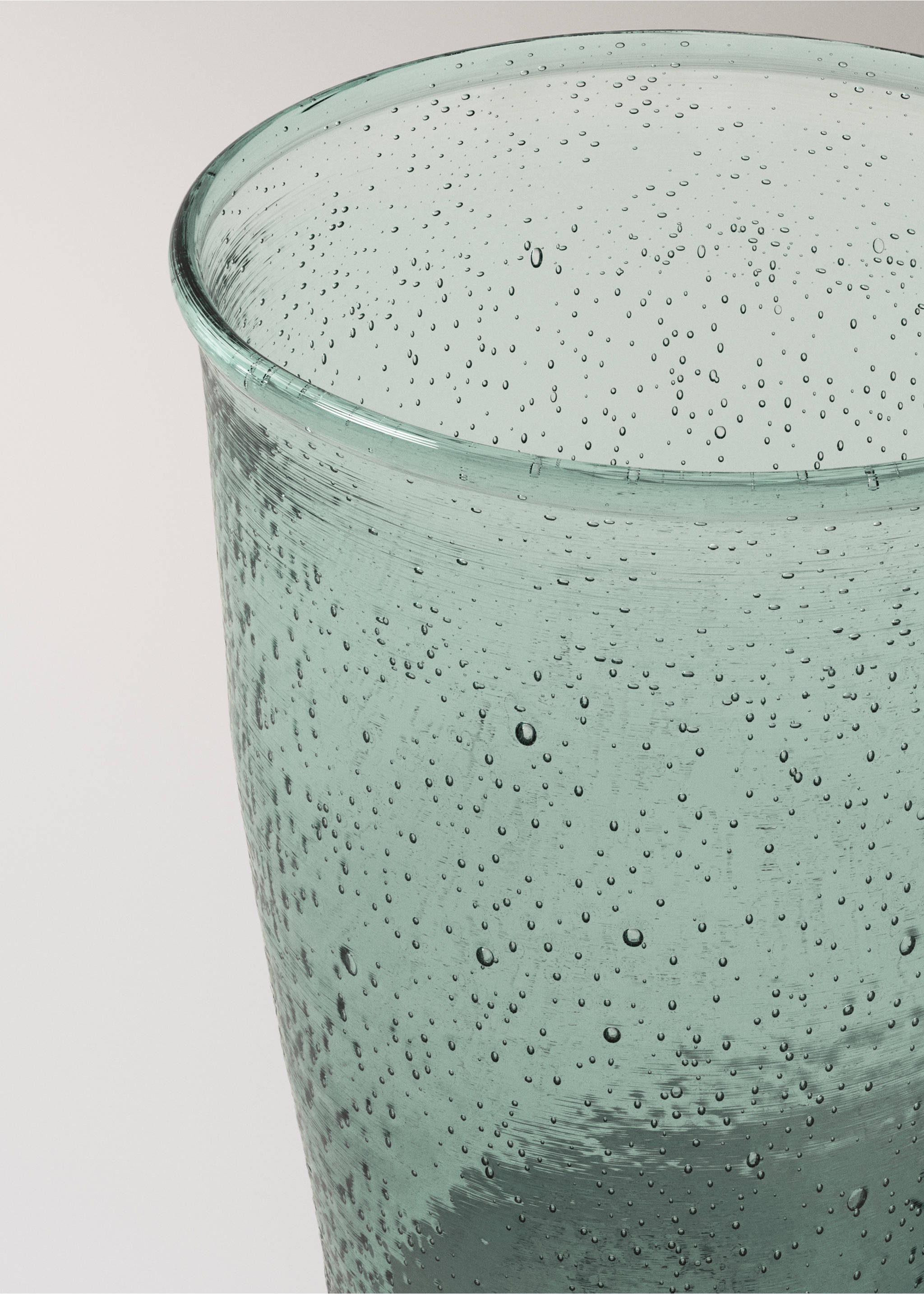 Bubble glass tumblers - Details of the article 2, Blue. Ref: 37073300-00.