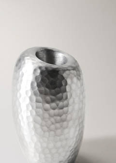 Metallic candleholder — Silver 2