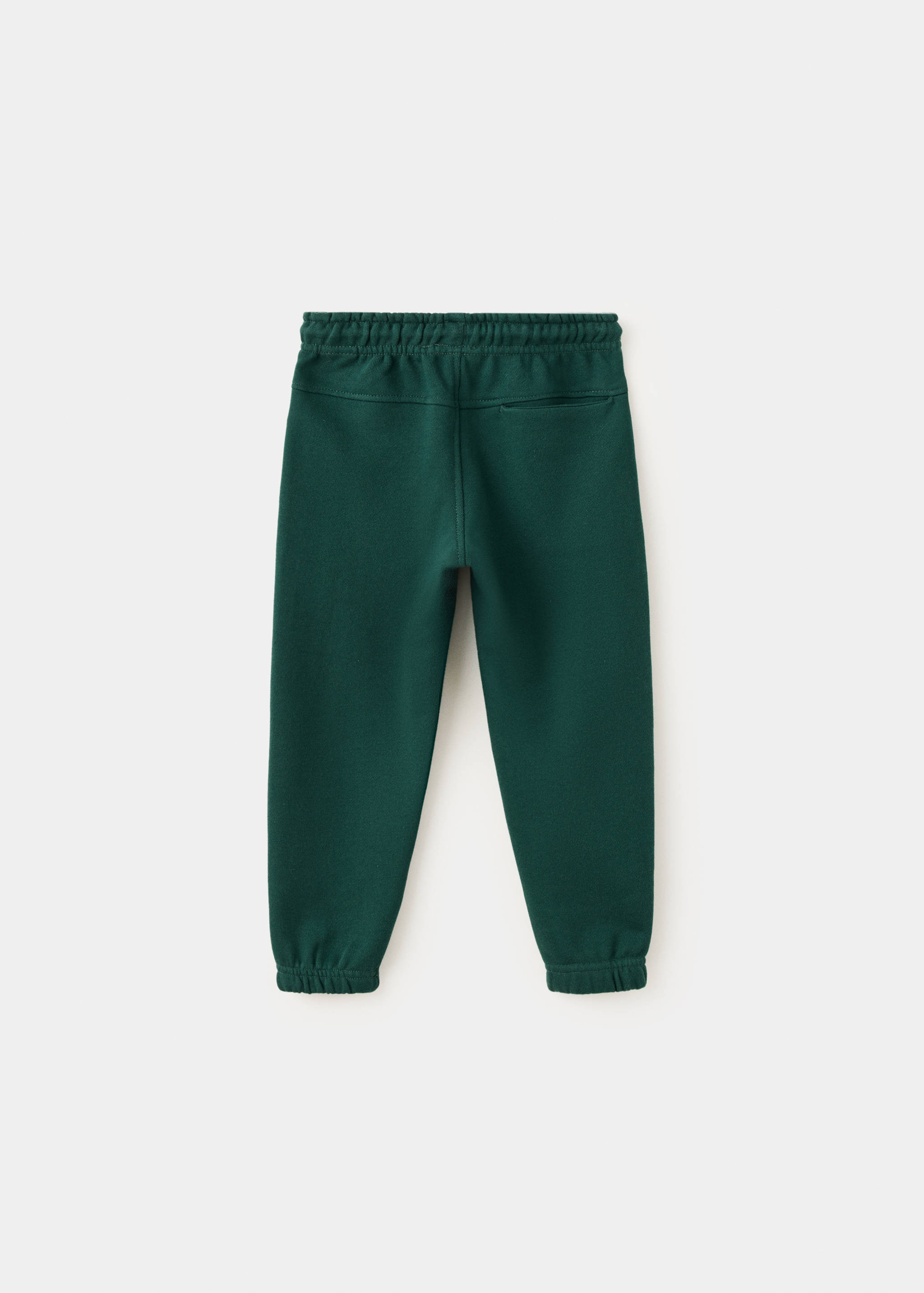 100% cotton jogger trousers - Reverse of the article