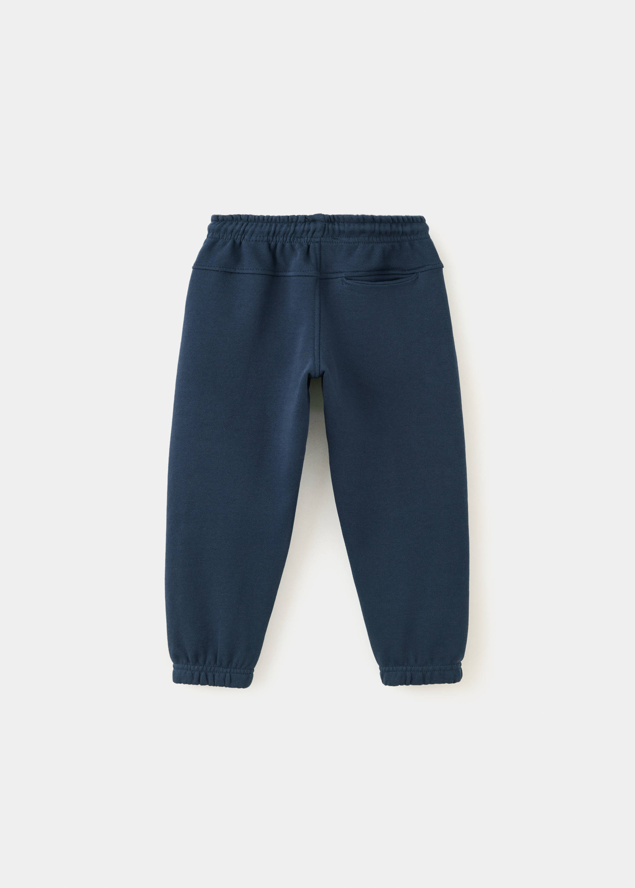 100% cotton jogger trousers - Reverse of the article