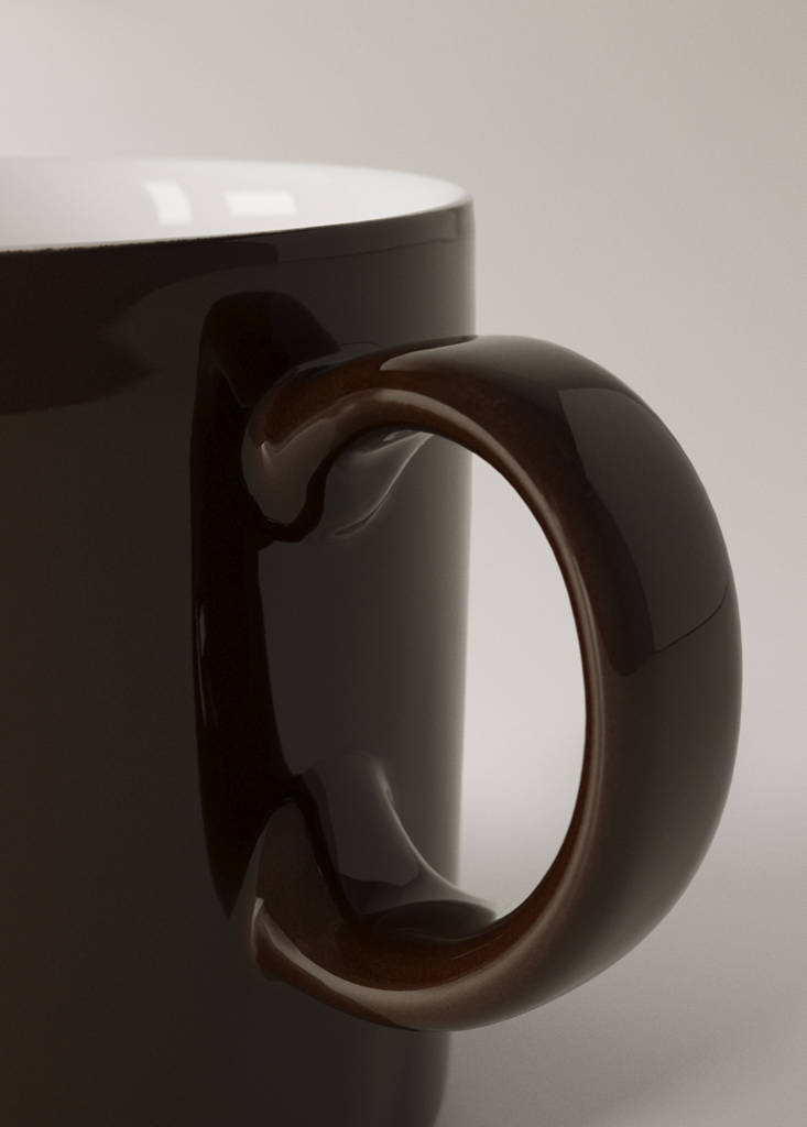Stoneware mug — Chocolate