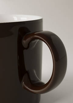 Stoneware mug — Chocolate 2