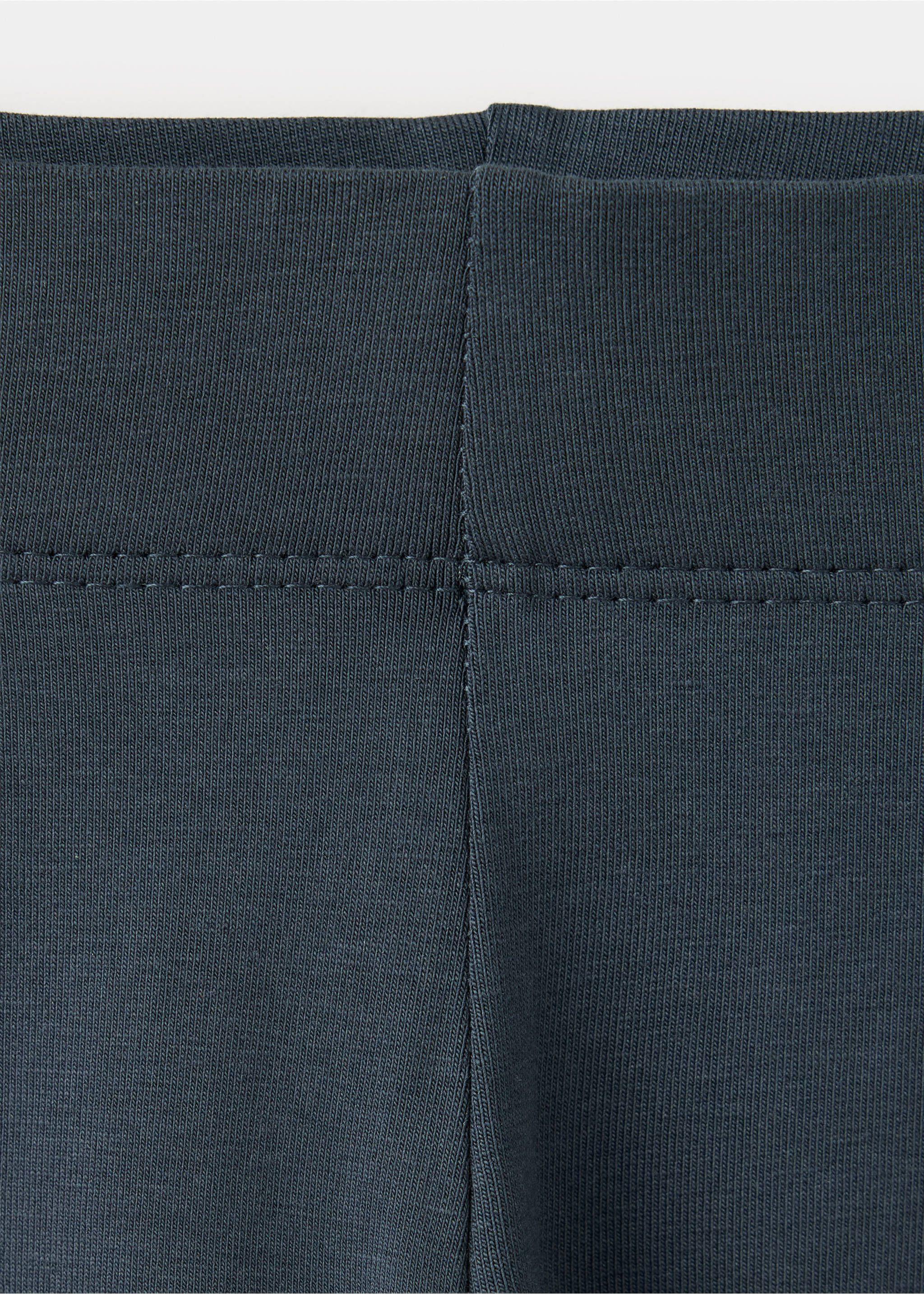 Cotton leggings - Details of the article 8, Navy. Ref: 37073310-00.