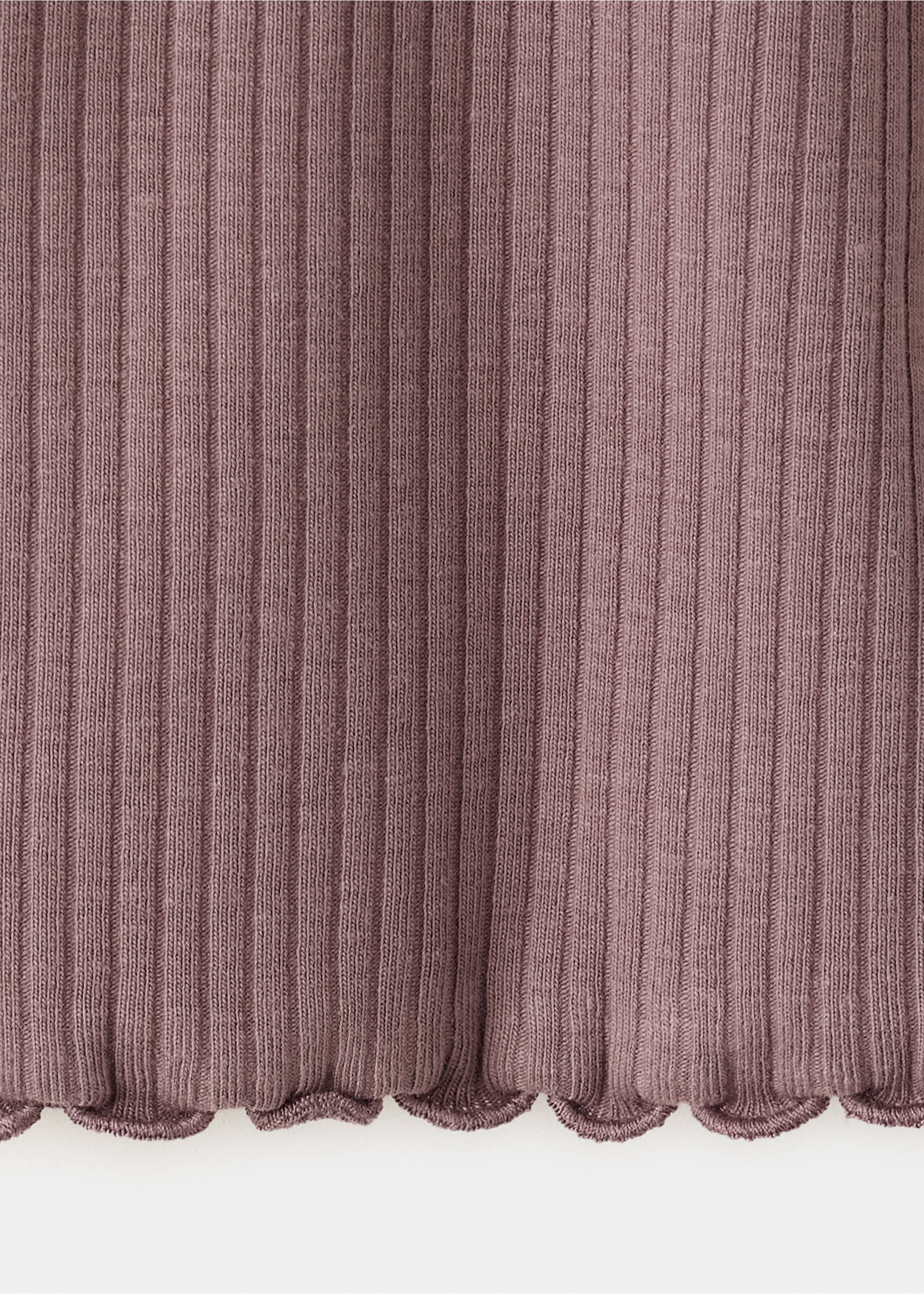 Ribbed cotton leggings - Details of the article 0, Pink. Ref: 37073311-00.