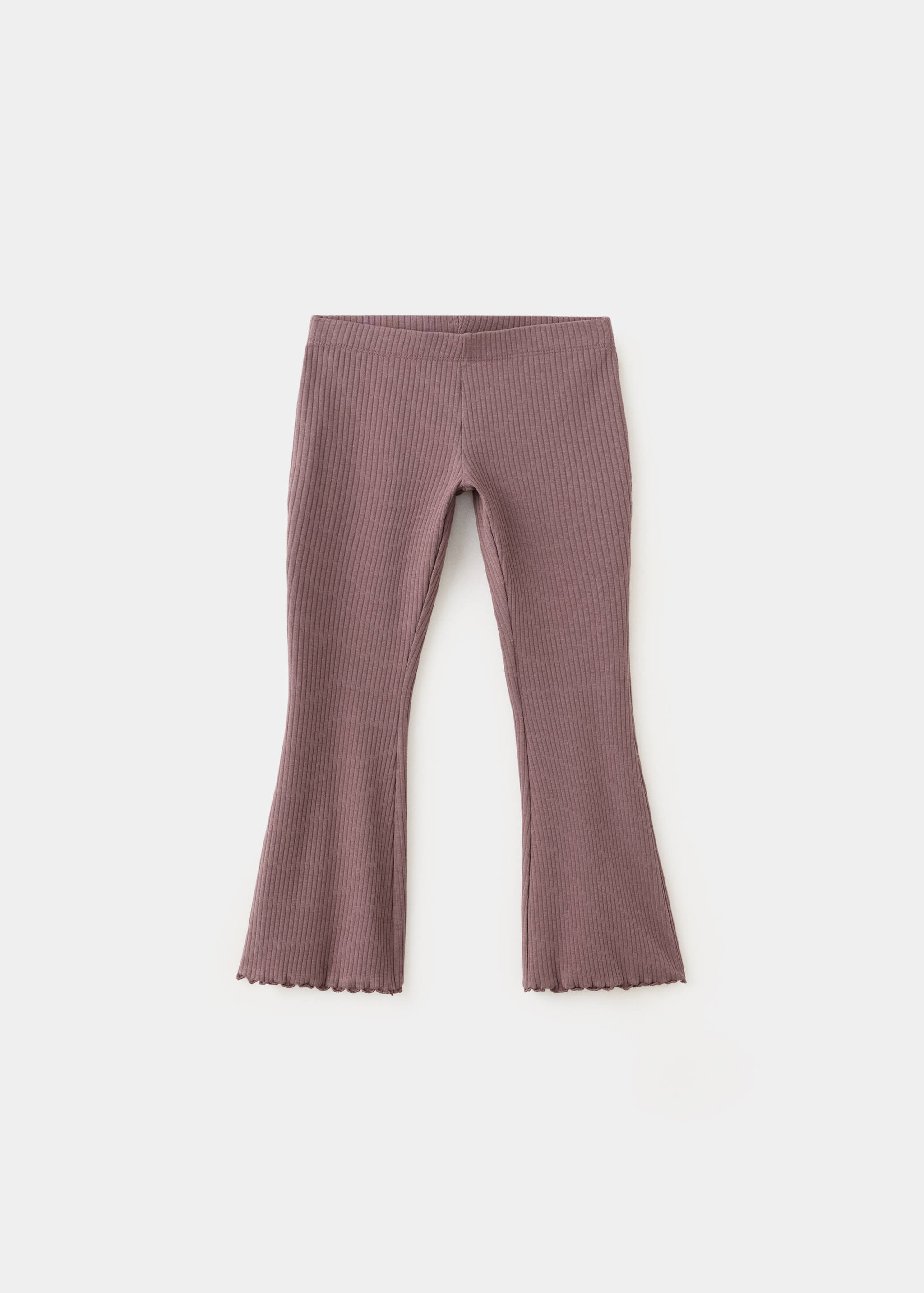 Ribbed cotton leggings - Article without model