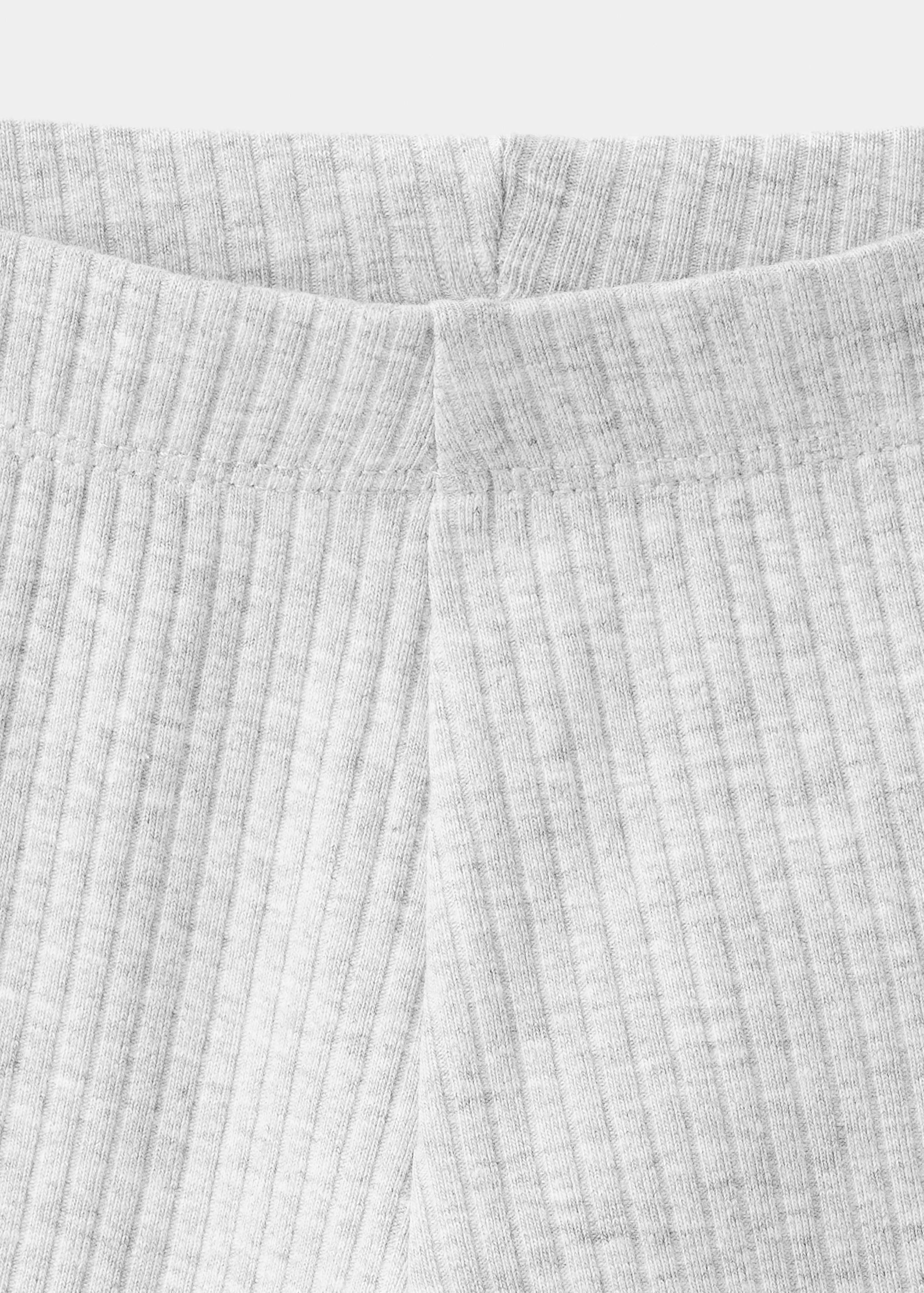 Ribbed cotton leggings - Details of the article 0