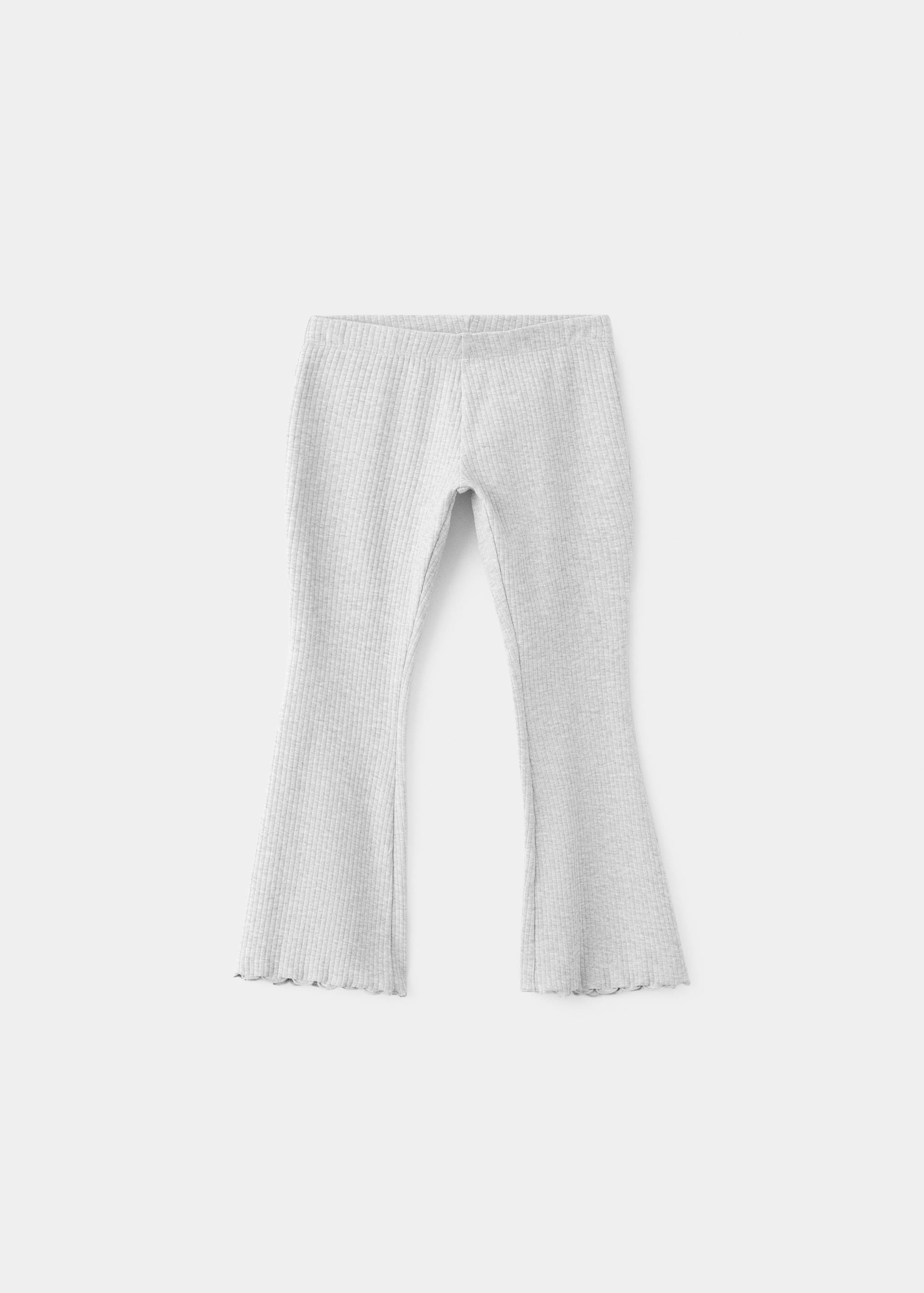 Ribbed cotton leggings - Article without model
