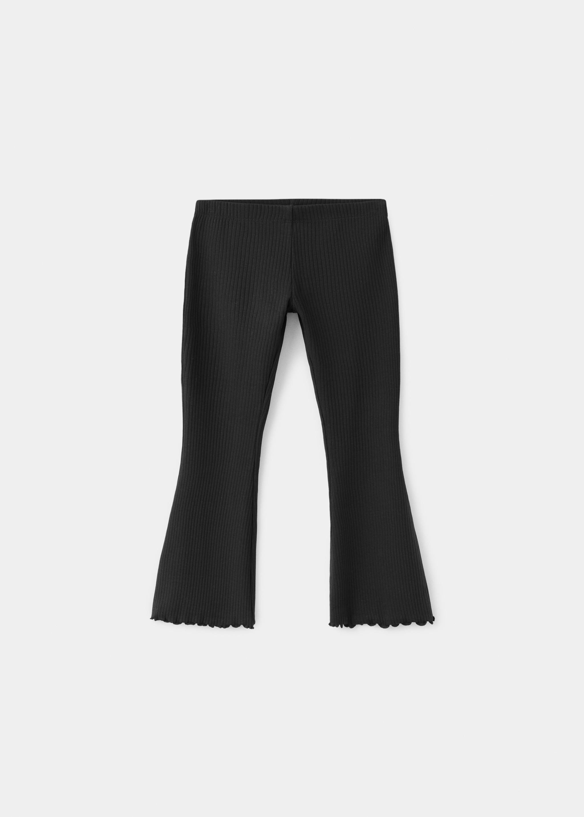 Ribbed cotton leggings - Article without model