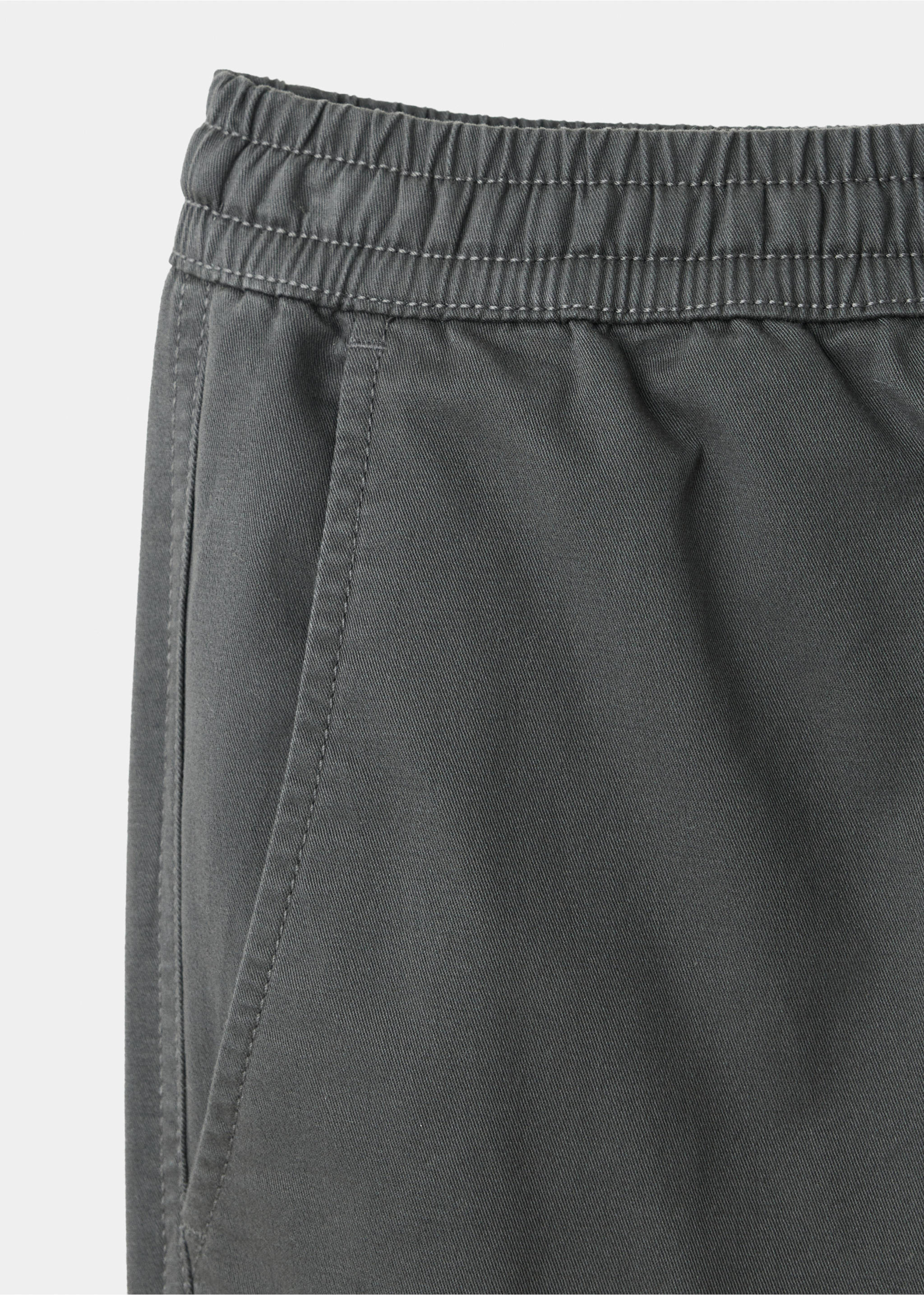 Calças jogger de estilo cargo - Pormenor do artigo 0, Cinzento-carvão. Ref: 37073312-00.
